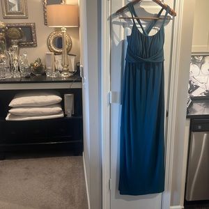 Gray maxi dress from Sonoma with a cross detail on the back super soft.